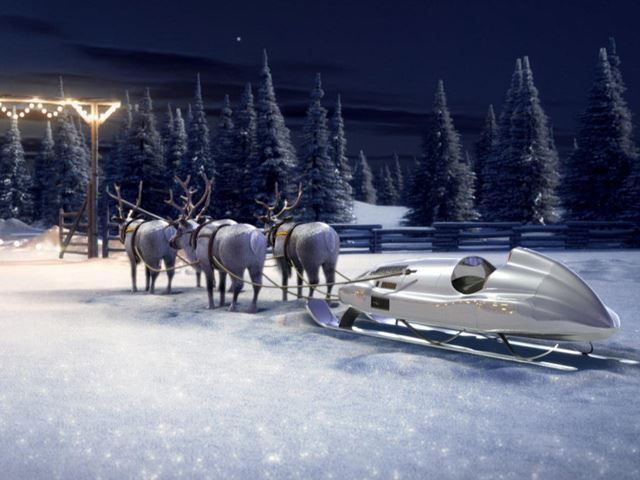 Mercedes создает новогоднее настроение, запуская конфигуратор саней Санты